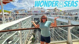 Boarding Wonder of the Seas for the First Time! Ship Tour