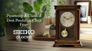 Classical Desk Pendulum Clock from Seiko Clocks