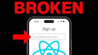 React Native is kind of broken (they NEED to fix this)