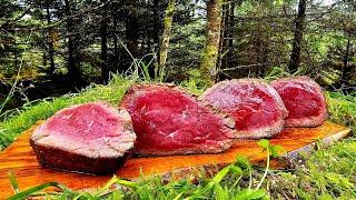 Perfectly Cooked Steak in Nature | Relaxing ASMR Cooking