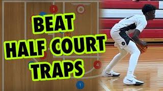 Easy Half Court Trap Press Break Basketball Plays