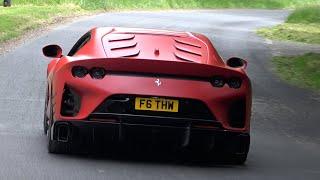 Supercars Accelerating Leaving a Car Show (Supercar Driver @ Grantley Hall 2023)!!!