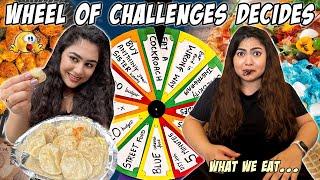 Letting Wheel of Challenges decide what we eat for 24 hours *EAT A COCKROACH?* Food Challenge