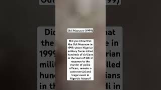 Odi Massacre (1999). #history #trendingshorts #reels #nigeria #trending #trend