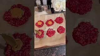Making a new healthy snack  Raspberry PB Clusters 