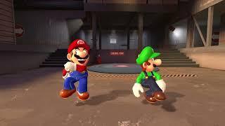 Mario and Luigi Dancing