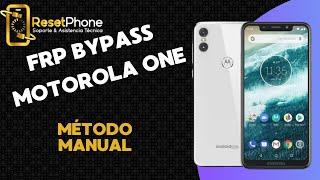 Quitar cuenta google motorola one método manual