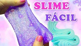 Como hacer SLIME FACIL (SIN BORAX y SIN ALMIDON) - slime casero | Pasteles y Pinceles