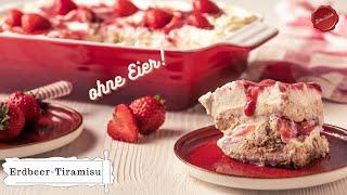 Das leckerste Erdbeer Tiramisu ohne Ei      #Silkeswelt  #rezepte_silkeswelt