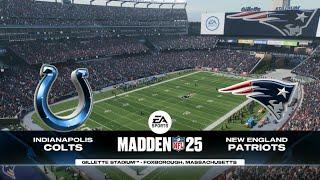 Madden 25 - Indianapolis Colts @ New England Patriots - Week 13