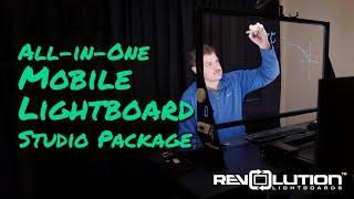 45" All-in-One Mobile Lightboard Studio Package | Revolution