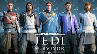 Star Wars Jedi Survivor - All Character Customization Showcase (PS5 60FPS)