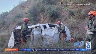 Man discovers woman stranded in San Gabriel Mountains for days