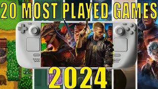 Top 20 Steam Deck Games for 2024 by Hours Played!