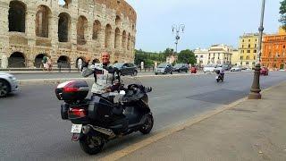 Trip from Baku  to Positano by Suzuki Burgman 650.