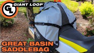 The Giant Loop Great Basin Rackless Saddlebag: 68 Liters of Soft Luggage Storage, No Racks Required