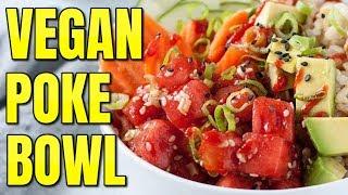 Easy Vegan Tuna / Vegan Sushi Bowl Recipe / Watermelon Tuna