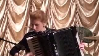 Вольтер "Танго"Аккордеонистка Анастасия Сидорова. Новосибирск