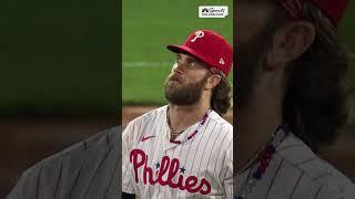 Bryce not too happy with Trea's throw 