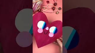 DIY Recycled Valentine's Day Heart Craft Idea | Easy Budget-FriendlyCardboard Art Activity ️