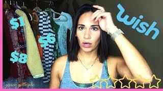 I BOUGHT CHEAP CLOTHES ON WISH (TRY ON HAUL) 2019