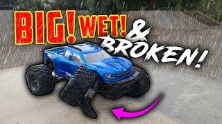 Traxxas Xmaxx Over Geared and Bashed! i broke it! Twice!