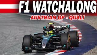  F1 Watchalong - AUSTRIAN GP - QUALI - with Commentary & Timings