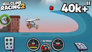 Hill Climb Racing 2 - CITY 43406m on GLIDER Walkthrough gameplay