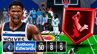 This ANTHONY EDWARDS BUILD is BULLY to REC PLAYERS in NBA 2K25! BEST GUARD SLASHER BUILD