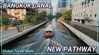 Bangkok NEW Canal Path Khlong Saen Saeb  Thailand