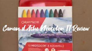 Caran d’Ache Neocolor II Wax Crayon Pastel Review