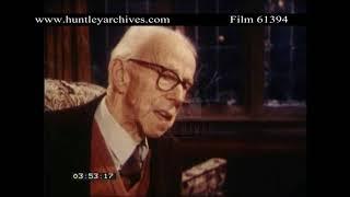 Rupert Bear interest.  Alfred Bestall's last interview.  Archive film 61394