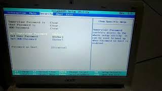 Unlocked bios insydeH2O acer,bios modif acer,show hidden bios menu insydeH2O bios