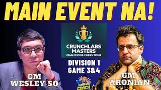 ANG GALING PUMILIT! DI NA PINAPALAG! So vs Aronian! Crunchlabs Masters! Game 3&4