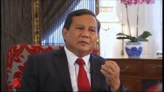 The Interview: Indonesian presidential candidate Prabowo Subianto