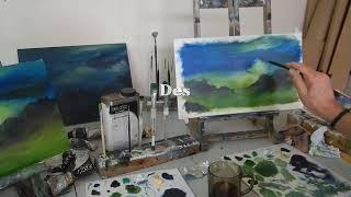 WAVES PART ONE. Oil Painting Tuition with Alan Kingwell