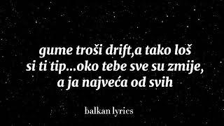 Breskvica x Teodora --Drift |balkan lyrics