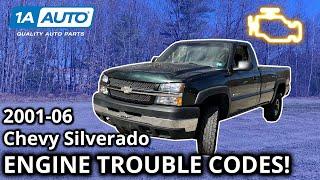 Top Check Engine Trouble Codes 2001-06 Chevy Silverado 2500 Truck