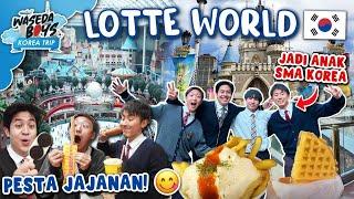 WASEDABOYS JAJAN & MAIN DI LOTTE WORLD PAKE SERAGAM SMA KOREA!! - KOREA TRIP #10