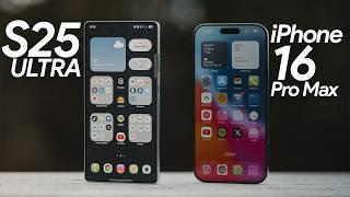 Samsung Galaxy S25 UItra vs iPhone 16 Pro Max, ¿el mejor móvil del momento?