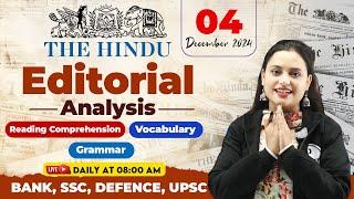 The Hindu Analysis | 04 December 2024 | Hindu Editorial Today, Vocab, Reading, Grammar | Rupam Ma'am