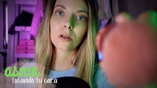  ASMR Tocando tu CARA hasta que te duermas | Love ASMR español *