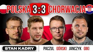 POLSKA - CHORWACJA 3:3. W ATAKU ROZMACH, W OBRONIE DRAMAT. GIKIEWICZ, GÓRSKI, JANCZYK, PACZUL