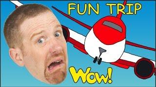 Kids Family Fun Trip with Steve and Maggie | Short English Stories for Children from Wow English TV