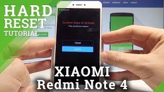 How to Hard Reset XIAOMI Redmi Note 4 - Bypass Screen Lock / Wipe All Data