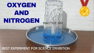 Science Experiment : To prove the presence of oxygen and nitrogen in air | Art and Science