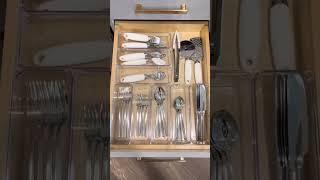 KITCHEN DRAWER ORGANIZATION | Organizing The Kitchen | Moving Vlog 5