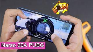 Realme Narzo 20A PUBG Mobile Gaming Test with FPS | Graphics, Gyro & Gameplay Hindi