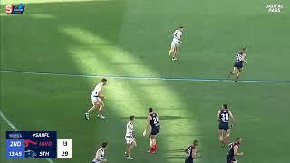 South Adelaide's Sam Skinner takes 11 intercept marks - SANFL 1st Semi-Final