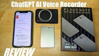 REVIEW: Plaud Note - ChatGPT Powered AI Voice Recorder - Perfect for Meetings & Lectures?
